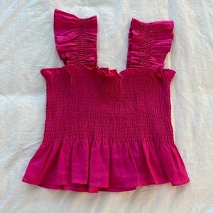 Hot Pink Hill House Nap Shirt